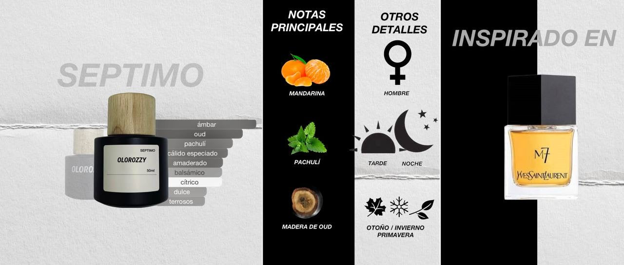 SEPTIMO Parfum - Inspirado en M7 de ysl