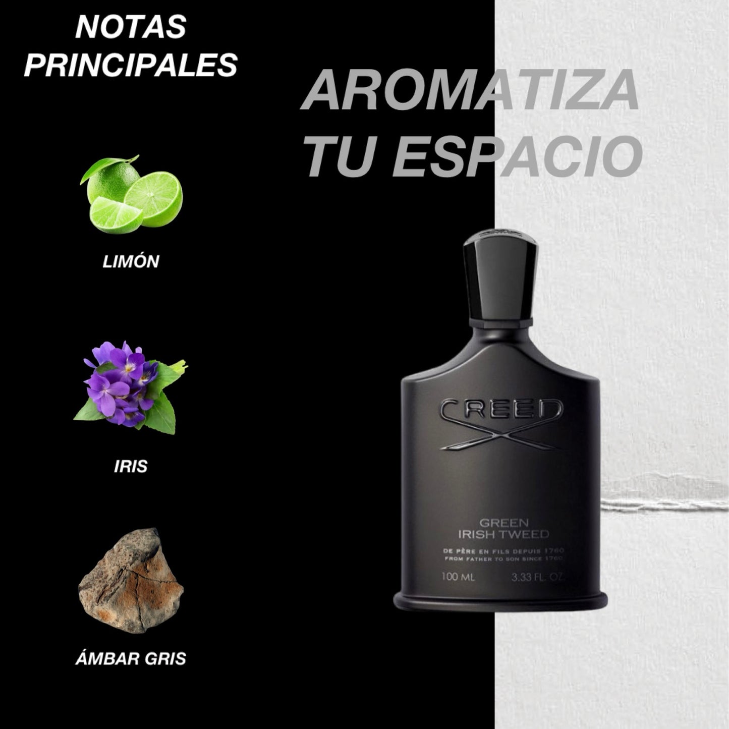 COLD BREEZE Parfum - Inspired by CREED GREEN IRISH TWEED