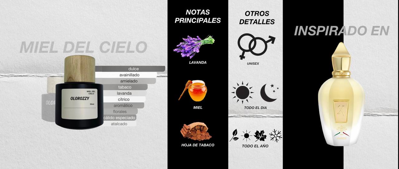 MIEL DEL CIELO Parfum - Inspirado en Naxos de Xerjoff