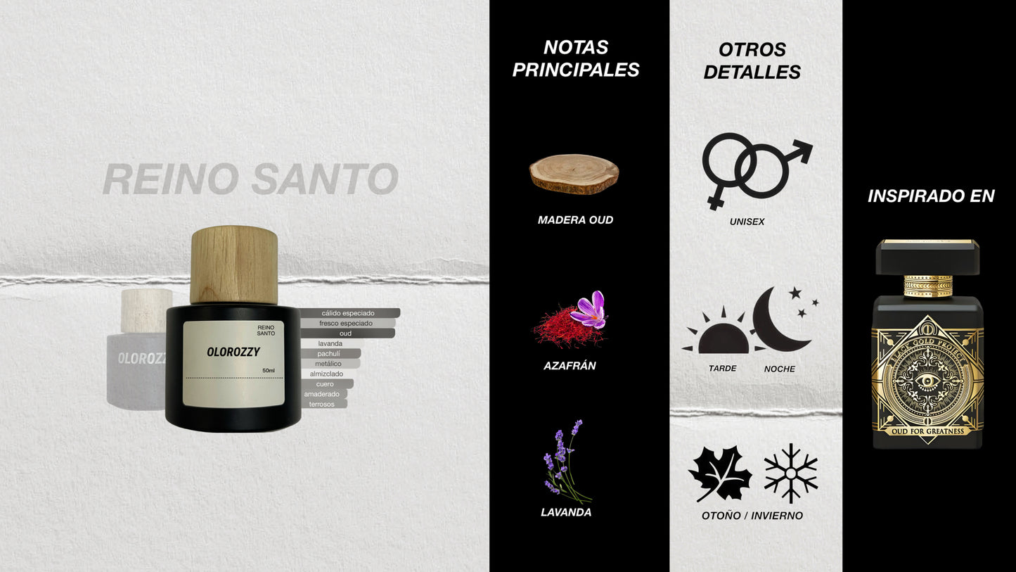 REINO SANTO Parfum - Inspirado en Oud for Greatness Initio Parfums Prives