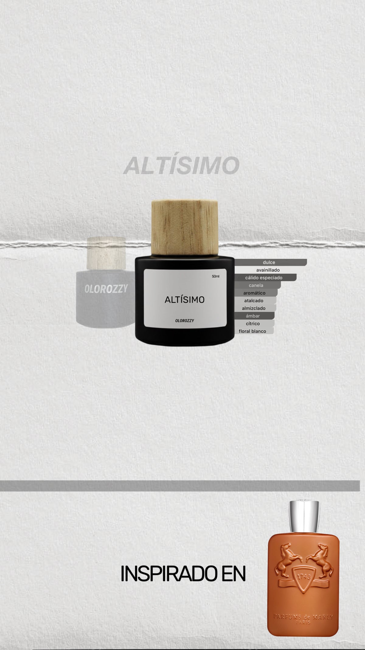 ALTÍSIMO Parfum - Olor similar a Althaïr Parfums de Marly