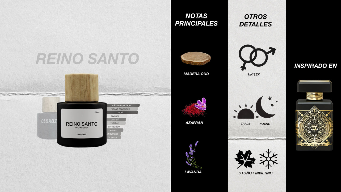 REINO SANTO Parfum - Inspirado en Oud for Greatness Initio Parfums Prives